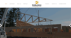 Desktop Screenshot of koelschconstruction.com